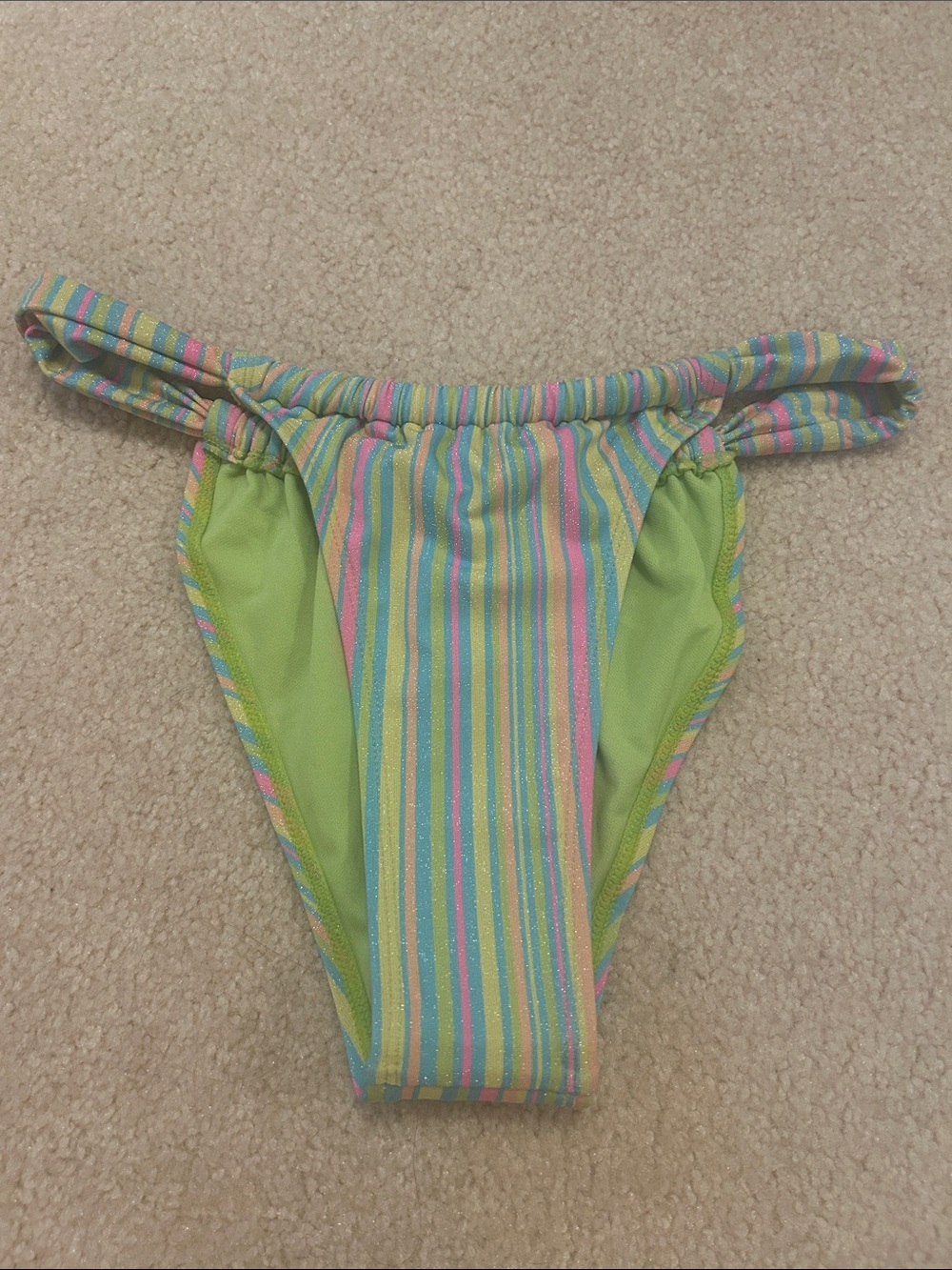 wild fable Pastel Multicolor Stripe Bikini Bottoms
